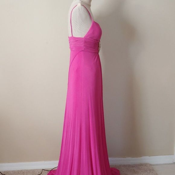 NWOT A-Line Evening Dress by Beyond-Jovani in Pink - Picture 2 of 4